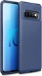 Чехол-накладка TOTO TPU Carbon Fiber 1,5mm Case Samsung Galaxy S10+ Dark Blue - изображение 4