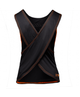 Майка Gorilla Wear Odessa Cross Back Tank Top L Черная/Неоново-оранжевая (9110392503) - изображение 2