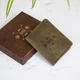 Докхолдер из натуральной кожи в деревянной коробке с гравировкой, Walnut, WOODPRESENT - изображение 1