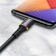 Кабель Baseus halo data cable USB For Micro 3A 0.5m Black - изображение 6
