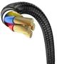 Кабель Baseus Iridescent Lamp Mobile Game USB Cable For iP 2.4 A 1m Black - зображення 13