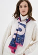 Шарф Moschino женский синий (3314-4) - изображение 3
