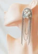 Серьги длинные свадебные с натуральным жемчугом Ksenija Vitali Silver pearl SB-00028 - изображение 7