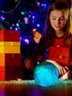 Ночник Космос - Галактика діаметр 15 см. Світильник настільний 16 кольорів з пультом управління дитячий нічник сенсорний з пультом ДУ - зображення 5