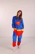 Піжама Кігурумі Kigurumi Супермен Superman Для Дітей І Підлітків Для Дівчаток Синій 165-175 см. (1079/1) - зображення 2