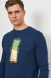 Свитшот мужской Tommy Jeans 10816.3 XL Синий - изображение 4