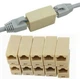 З'єднувач крученої пари RJ45 Джойнер RJ45 Cat5e Cat6 (15032142110) - зображення 1