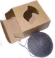 Спонж CS033 Конжаковый, 65*30, черный, крафтовая упаковка (Konjac конняку) Cosmo Shop - изображение 2
