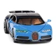 Колекційна машинка Bugatti Chiron іграшкова металева моделька 14 см Темно-синій (4356330) - зображення 2