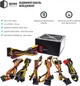 Блок питания QUBE 750W 80+ Bronze Semi-Modular QBC-CSB-750W-80B Bulk (QBC-CSB-750W-80Bulk) - изображение 5