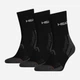 Набір жіночих шкарпеток HEAD Performance Short Crew 3P 741019001-200 35-38 р 3 пари Чорний (8713537918503) - зображення 1
