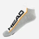 Носки HEAD Stripe Sneaker 2-Pack 781008001-062 35-38 р 2 пары Белый/Серый (8718824546254) - изображение 2