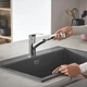 Змішувач для кухні з висувним виливом Grohe Eurosmart 30305001 - зображення 8
