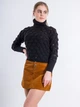 Светр з високим горлом BEBE PLUS 22831 M (75200M) Чорний - зображення 3