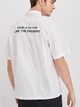 Рубашка с надписями Jack & Jones 218204503 S (80317S) Белый - изображение 2