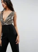 Комбинезон в пайетках ASOS AS150620-15 XXS-XS (79967XXS-XS) Черный - изображение 1