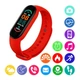 Фитнес браслет Smart Band M6 красный (с акселерометром, гироскоком, будильником). Со сменными ремешками. - изображение 2