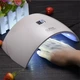 Лампа для манікюру SUN Nails сенсорна UV/LED 24W 15 світлодіодів 21см Біло-рожева (9S) - зображення 10