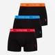 Набор трусов-боксеров мужских хлопковых U.S. Polo Assn 80253 2XL 3 шт Черные (8680557254778) - изображение 1