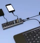 USB-хаб концентратор Acasis H037 на 20 USB портів Сірий - зображення 3