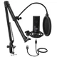 Студийный конденсаторний микрофон Fifine T669 Black - изображение 1
