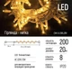 Світлодіодна гірлянда ColorWay (CW-G-200L20V) 200LED, 20м, 8 функций, тепле світло, 220V - зображення 2