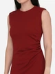 Сукня міді жіноча H&M 0943993 XS Бордова (KAY2000001114902) - зображення 3