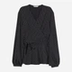 Блузка жіноча H&M 0797942 32 Чорна (KAY2000001108475) - зображення 1