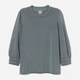 Джемпер женский H&M 0831611 XS Серый с зеленым (KAY2000001114353) - изображение 1