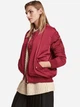 Бомбер женский H&M 0427951 38 Бордовый (KAY2000000853109) - изображение 1