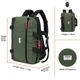 Сумка рюкзак для ноутбука KINGSLONG 15,6" Green - изображение 2