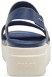 Жіночі сандалі CROCS women's Brooklyn Low Wedge 39 синій/беж 206453 - зображення 6