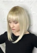 Перука Hairin Heaven CXD772 тон Y14/BLOND MIX боб каре попелястий блонд термостійке волокно - зображення 4