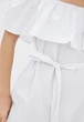 Легкое летнее платье с открытыми плечами Подіум 21369-WHITE XL Белый - изображение 4