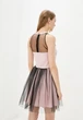 Вечернее женское коктельное платье с сеткой Подіум 28008-ROSEDAWN/BLACK XS Розовый - изображение 3