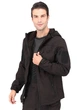Тактическая куртка Eagle Soft Shell JA-01-0 с флисом Black XXXL - изображение 8