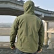 Тактическая куртка Eagle Soft Shell JA-01 с флисом Green Olive M - изображение 6