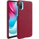 Захисний чохол KSQ Cloth Style для Motorola Moto E20 / E40 - Red - зображення 1