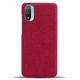 Захисний чохол KSQ Cloth Style для Motorola Moto E20 / E40 - Red - зображення 2