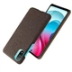 Защитный чехол KSQ Cloth Style для Motorola Moto E20 / E40 - Brown - изображение 3