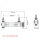 УФ стерилизатор SunSun CUV-636 36W для ставка до 50 м3 - зображення 3