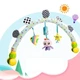 Розвиваюча Дуга для коляски Happy Monkey H168192-3B БЛАКИТНЯ - зображення 3