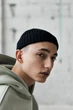 Шапка бини черная унисекс ТУР модель Леон One size Черный - изображение 3
