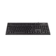 Клавіатура A4-KR-85 PS/2, чорна, w.Ukr.Comfort keys Rounded Edge keyboard - зображення 2