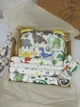 Набор пеленок для новорожденных a.l.babybox Дино Желтые - изображение 1
