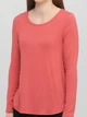 Лонгслив длинный женский Old Navy 449193 2XL Темно-розовый (KAY2000001226292) - изображение 3