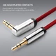 ​Аудио кабель Ugreen 3.5 mm to Angle 3.5 mm AUX Cable 0.5 10757 red - изображение 2