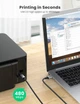 Кабель для принтера Ugreen USB Type A to USB 2.0 Printer Cable 1.8 m 80803 black - зображення 3