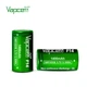 Акумулятор 18350 літій-іонний (Li-Ion) Vapcell INR18350 F14, 1400mAh, 3A, 4.2/3.6/2.5V, Green - зображення 3