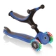 Самокат Globber Go Up Foldable Plus синий, колеса с подсветкой, 20/50кг, 1+, 3 колеса (643-100) - изображение 5